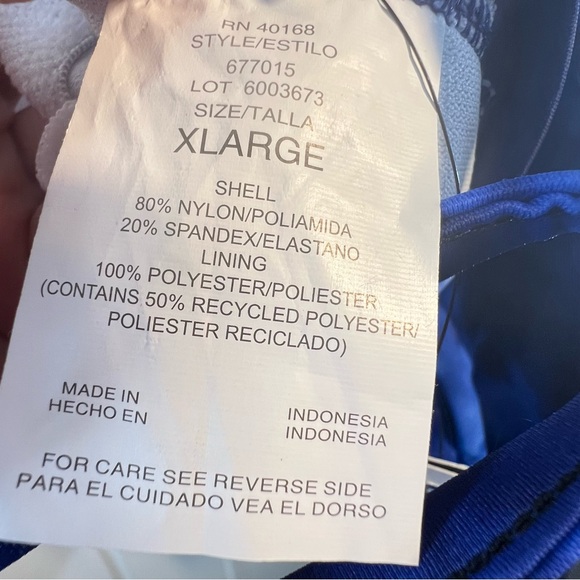 Aqua Green swimwear blue tye dye one piece size 14 NWT - Picture 3 of 6